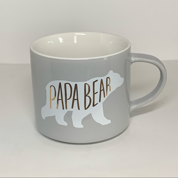 Life at Home grey “Papabear” mug - Picture 1 of 5